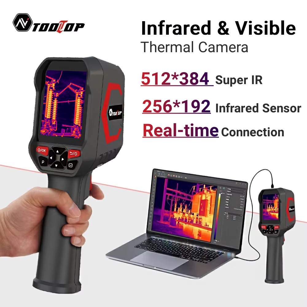 Nf 521 Thermal Imaging Camera - TOOLTOP ET693C 256*192 熱画像カメラ 1080P 可視カメラ