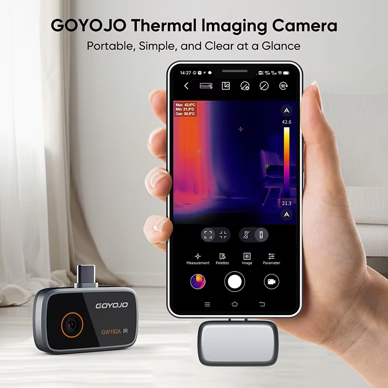 Nf 521 Thermal Imaging Camera - GW192A 熱画像カメラ 192X192 エレクトロニクス熱カメラ修理、Android Type-C IOS