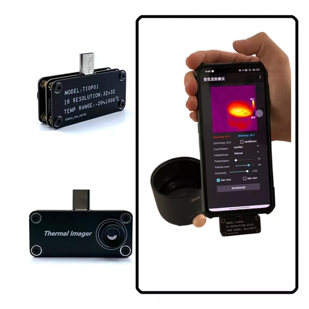セール中 TIOP01 赤外線サーマルイメージングカメラ I - Tiop01 Thermal Camera のレビューと価格