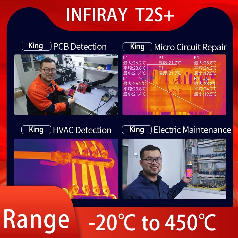 InfiRay T2S プラスサーマルイメージャ IR カメ - Thermal Imager Pcb Repair のレビューと価格